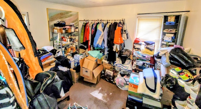 view of storage room