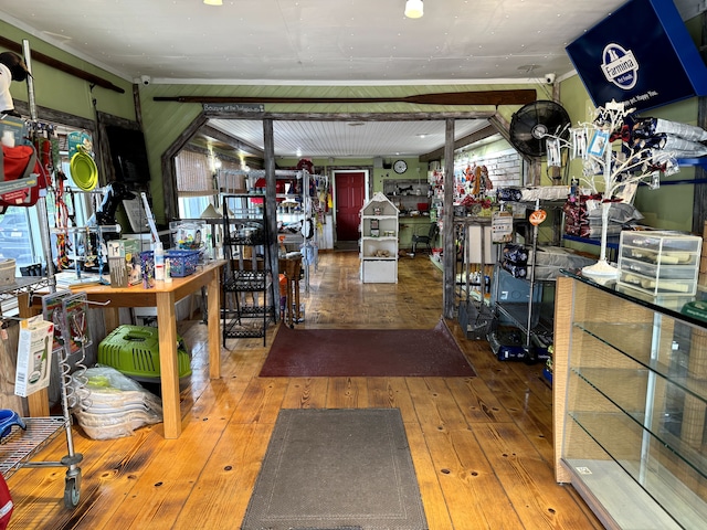 147 S Water St, Marine City, MI 48039 - miscellaneous room with wood-type flooring
