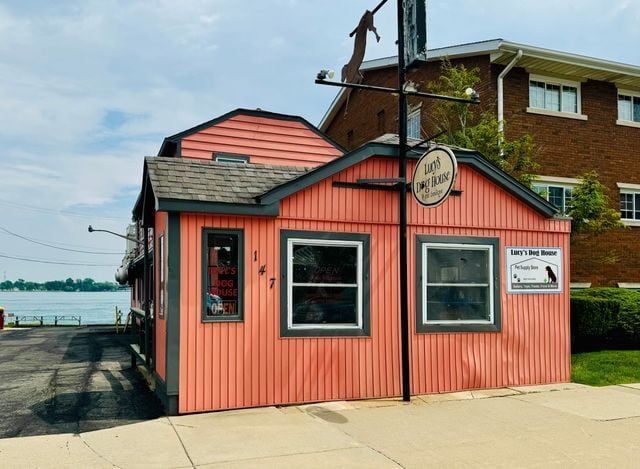 147 S Water St, Marine City, MI 48039 - view of side of property featuring roof with shingles and a water view