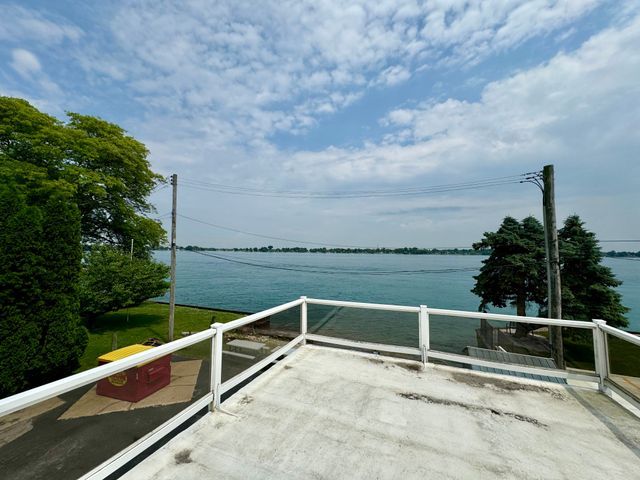 147 S Water St, Marine City, MI 48039 - exterior space with a water view and a balcony