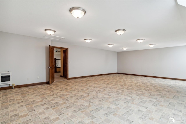 8650 Stone Rd, Maybee, MI 48159 - empty room featuring heating unit and baseboards