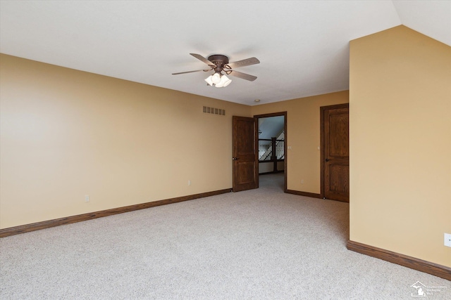 8650 Stone Rd, Maybee, MI 48159 - spare room featuring light colored carpet and a ceiling fan