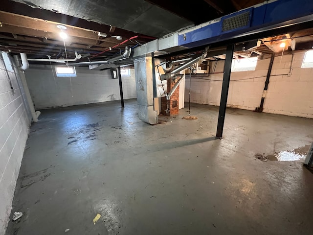 10026 Coyle St, Detroit, MI 48227 - basement featuring heating unit