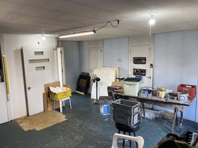 view of basement