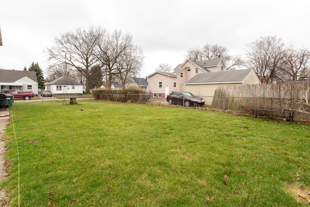 880 White Ave, Lincoln Park, MI 48146 - view of yard featuring a residential view and fence