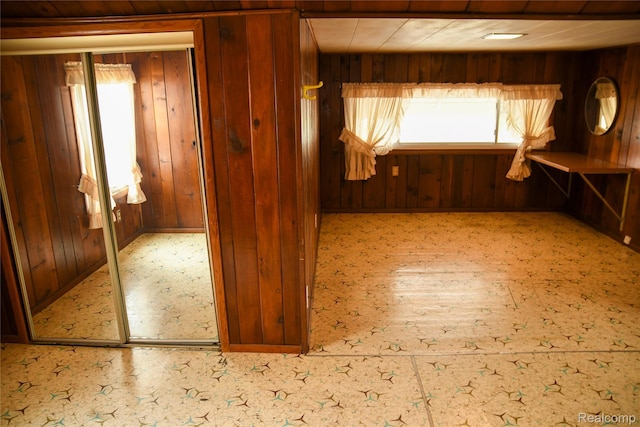 1521 Ferris Ave, Lincoln Park, MI 48146 - unfurnished room featuring wood walls