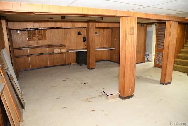 1521 Ferris Ave, Lincoln Park, MI 48146 - finished basement featuring stairs