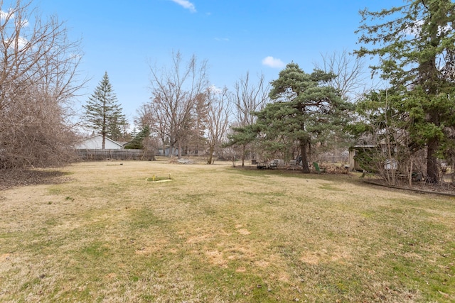 view of yard
