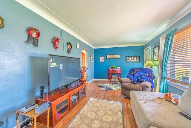 3803 Miller Rd, Kalamazoo, MI 49001 - living room with wood finished floors and baseboards