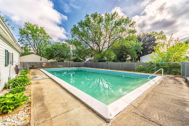 3803 Miller Rd, Kalamazoo, MI 49001 - view of pool with a fenced backyard and a patio