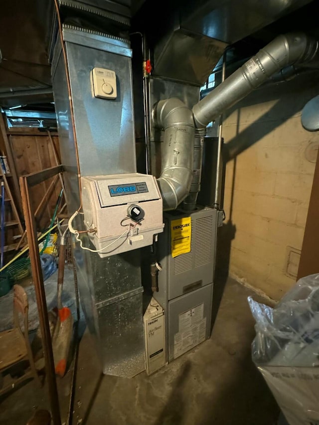 view of utility room