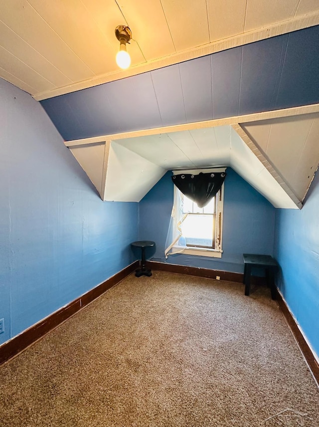 639 N Center St, Sebewaing, MI 48759 - bonus room with carpet floors and vaulted ceiling