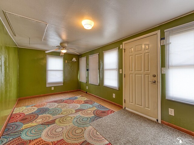 20212 Northline Rd, Taylor, MI 48180 - foyer entrance featuring ceiling fan and baseboards