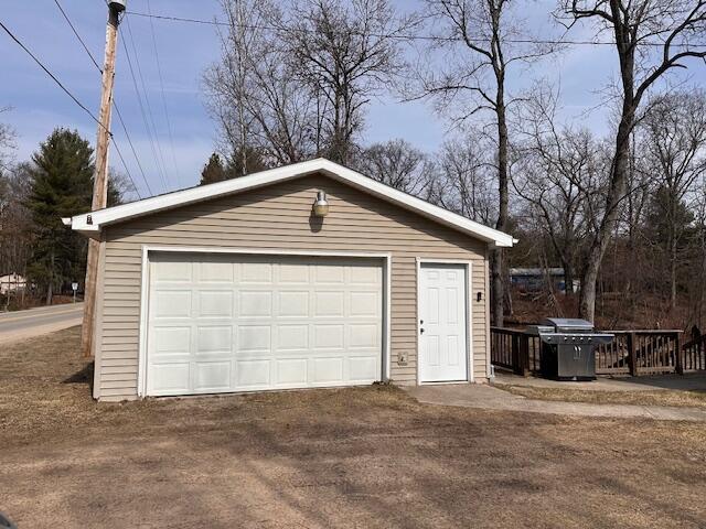 8034 N Johnson Rd, Irons, MI 49644 - view of detached garage