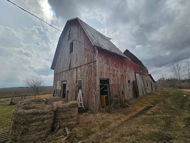 view of barn