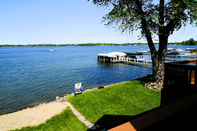 9638 Main St, Whitmore Lake, MI 48189 - dock featuring a water view