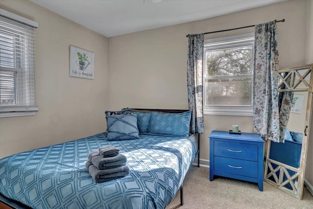 3034 Wolcott St, Ferndale, MI 48220 - bedroom with baseboards and light colored carpet