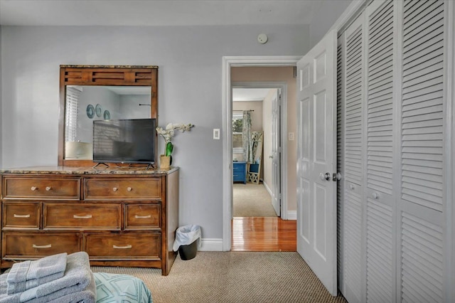 3034 Wolcott St, Ferndale, MI 48220 - carpeted bedroom featuring baseboards