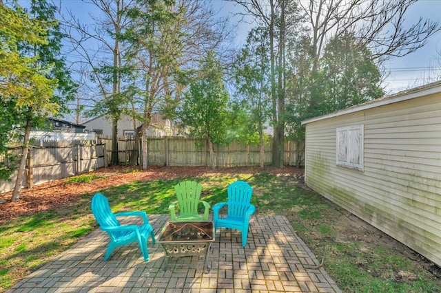 3034 Wolcott St, Ferndale, MI 48220 - view of yard featuring a fenced backyard and a patio