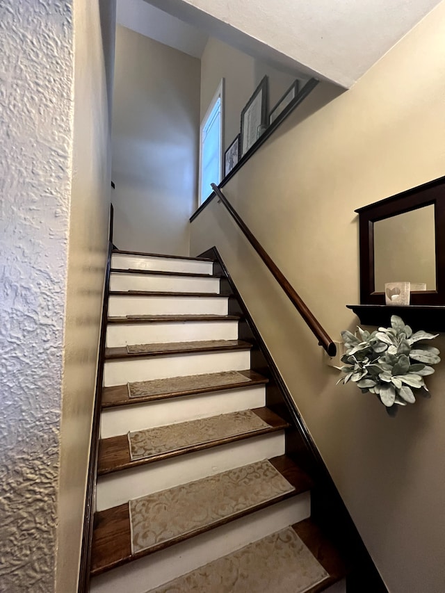 view of stairs