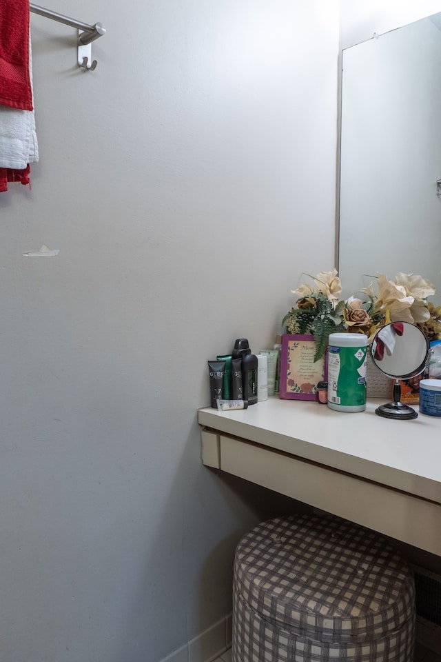 view of room details