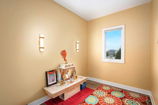 1686 Traceky, Rochester Hills, MI 48306 - hallway featuring baseboards and dark wood-style flooring