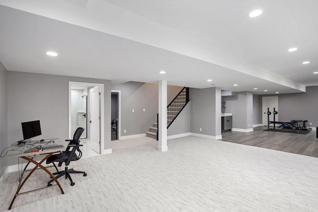 1686 Traceky, Rochester Hills, MI 48306 - office space featuring baseboards and recessed lighting