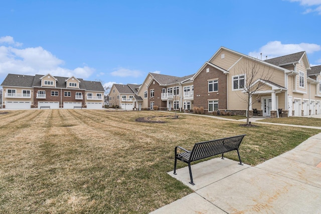 616 Boardwalk Ln Unit 24, Dexter, MI 48130 - view of home's community featuring a residential view and a lawn