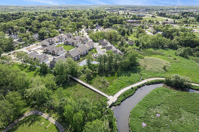 616 Boardwalk Ln, Dexter, MI 48130 - aerial view of property and surrounding area featuring a nearby body of water
