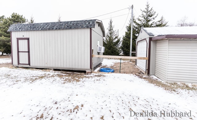 11724 N Satterlee Rd, Lakeview, MI 48850 - view of snow covered structure
