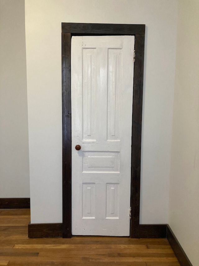 2563 Canton St, Detroit, MI 48207 - interior space with baseboards and wood finished floors