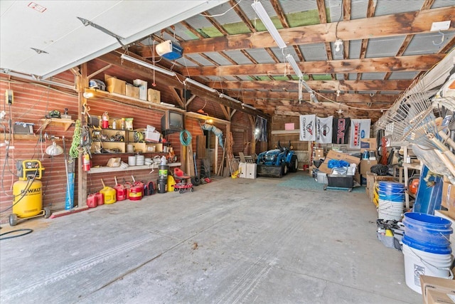 3440 Crandall Rd, Howell, MI 48855 - garage with a garage door opener