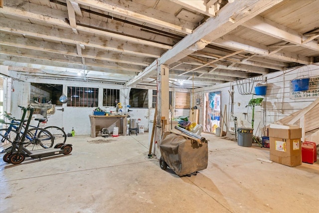 3440 Crandall Rd, Howell, MI 48855 - view of unfinished basement