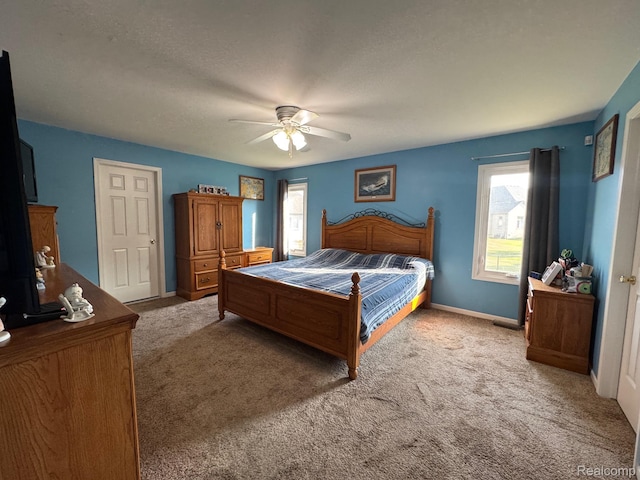 56098 Walker Ct, Macomb, MI 48042 - carpeted bedroom featuring ceiling fan and baseboards