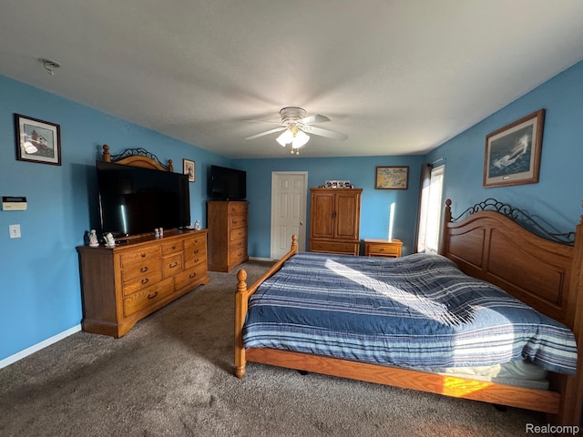 56098 Walker Ct, Macomb, MI 48042 - bedroom featuring carpet and ceiling fan