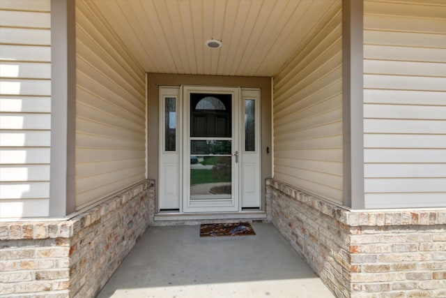 view of entrance to property