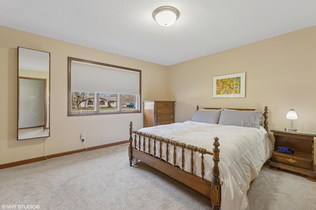 4129 Hailey Dr, Saint Joseph, MI 49085 - carpeted bedroom with baseboards and a textured ceiling