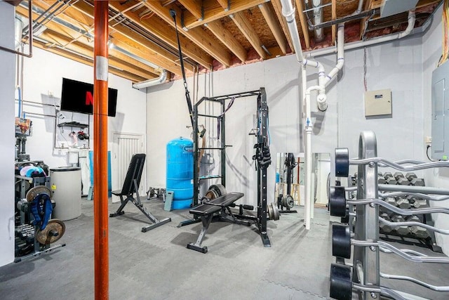 view of workout room