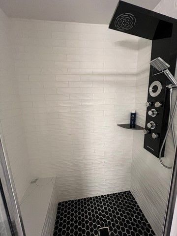 full bath with a stall shower