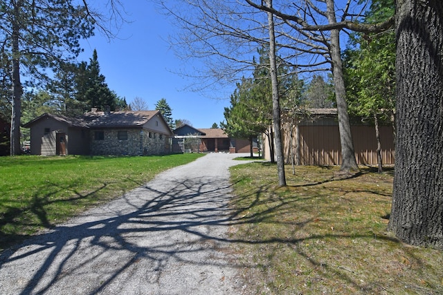 4331 N Burr Oak Rd, Lincoln, MI 48742 - view of dirt / gravel road