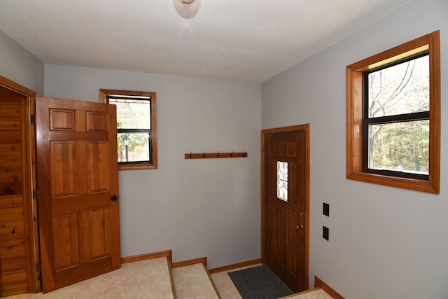 4331 N Burr Oak Rd, Lincoln, MI 48742 - entrance foyer with baseboards