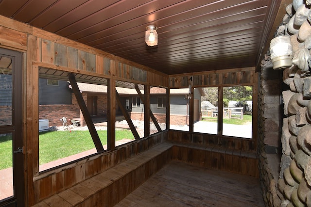 4331 N Burr Oak Rd, Lincoln, MI 48742 - view of unfurnished sunroom