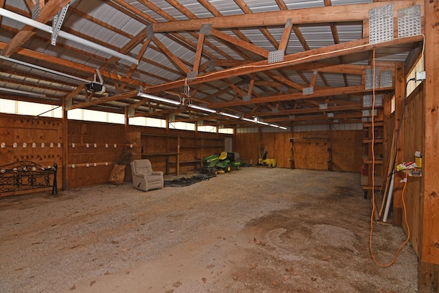 4331 N Burr Oak Rd, Lincoln, MI 48742 - misc room featuring lofted ceiling