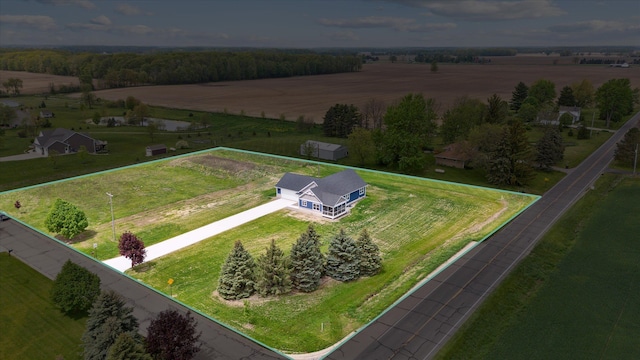 4050 Cayman Dr, Dewitt, MI 48820 - view of rural area featuring property boundaries highlighted