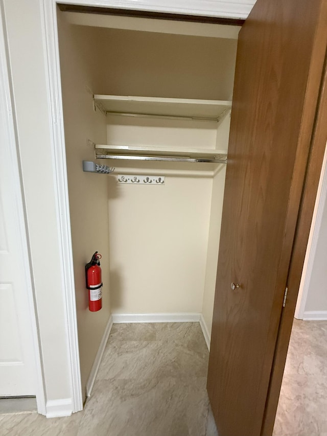 view of closet