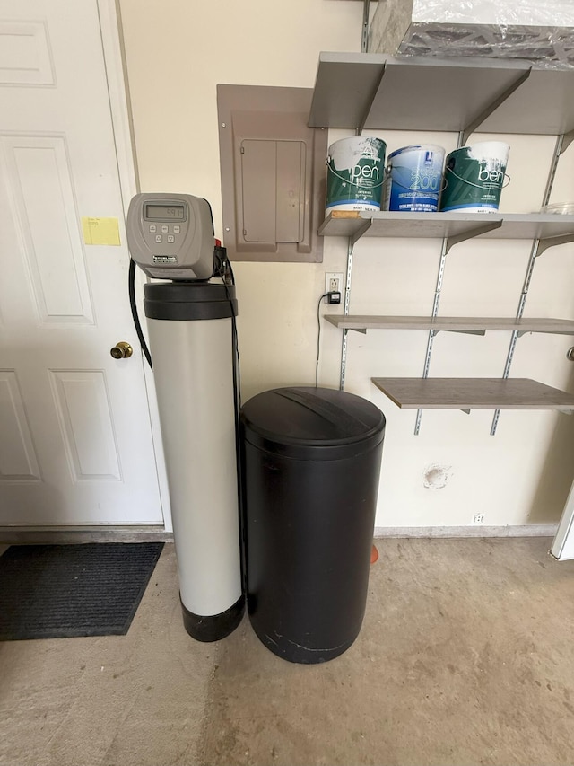 view of utility room
