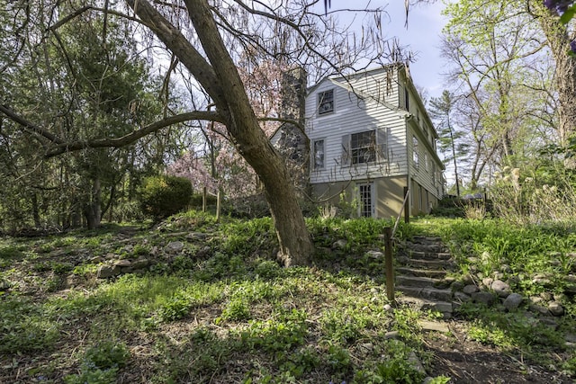 3122 Geddes Ave, Ann Arbor, MI 48104 - view of side of property featuring a chimney