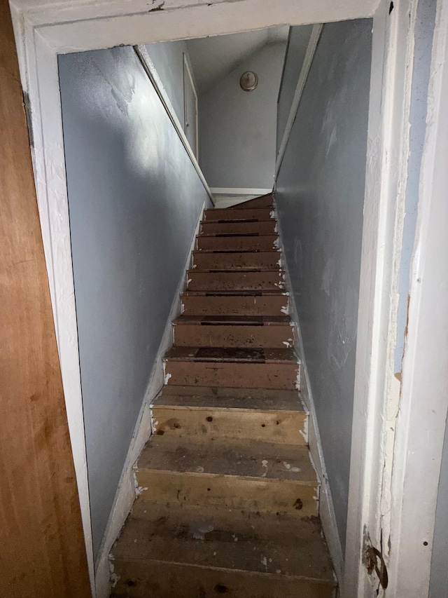 view of stairway