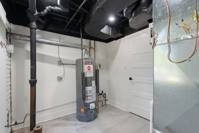 30728 W 14 Mile Rd, West Bloomfield, MI 48322 - utility room featuring water heater