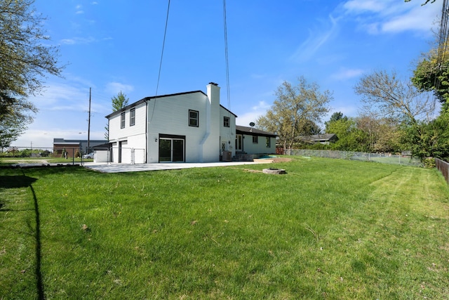 30728 W 14 Mile Rd, West Bloomfield, MI 48322 - back of house featuring a chimney, a patio, and cooling unit
